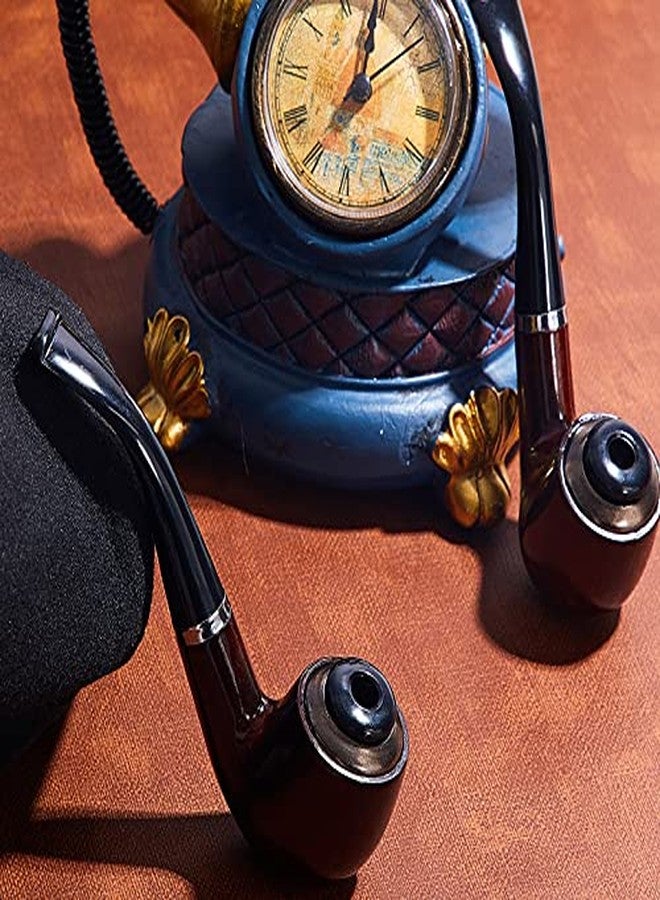 Threlaco 1 Pcs Detective Fake Pipe Costume Accessory Pipe Prop Toys for Halloween Stage Performance Dress Up - Image 5